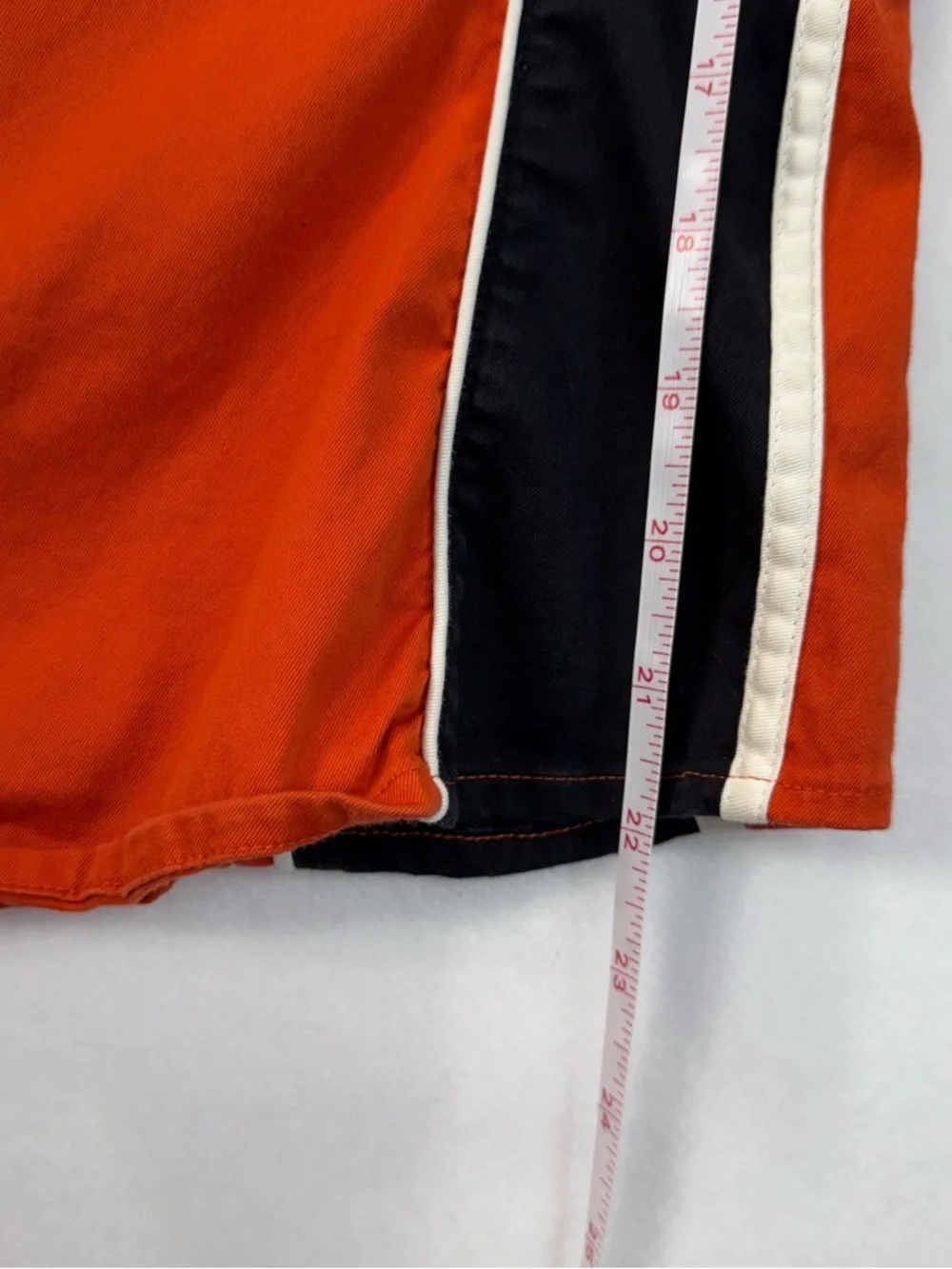 Harley-Davidson Bright Orange and Black Zip Racing Shirt - Picture 7 of 9